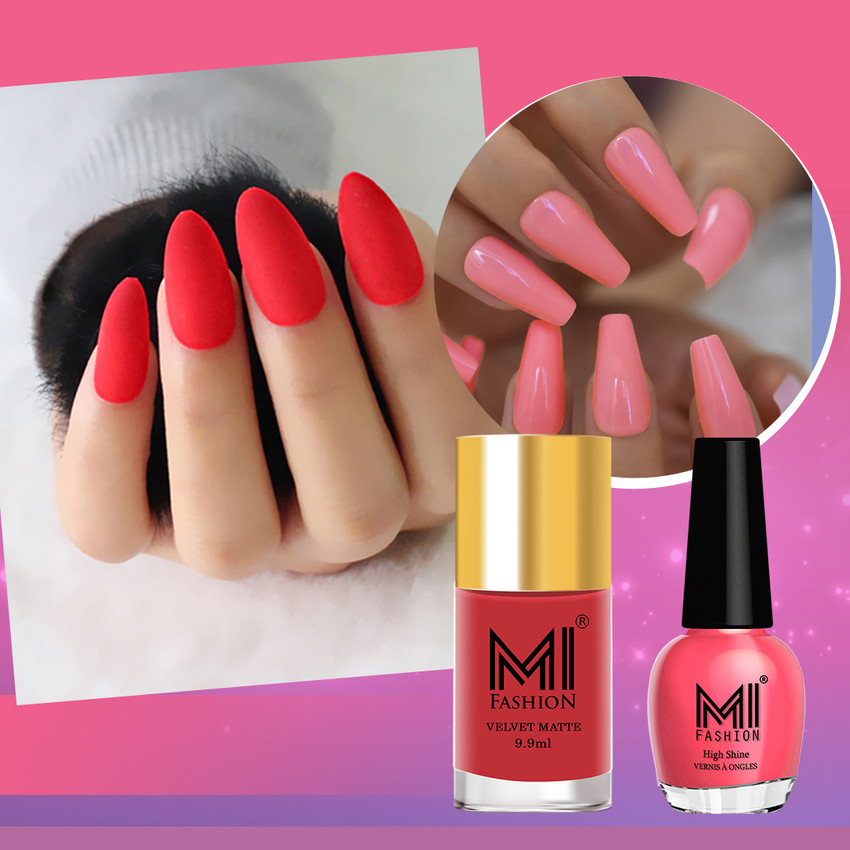 Matte nail online polish set