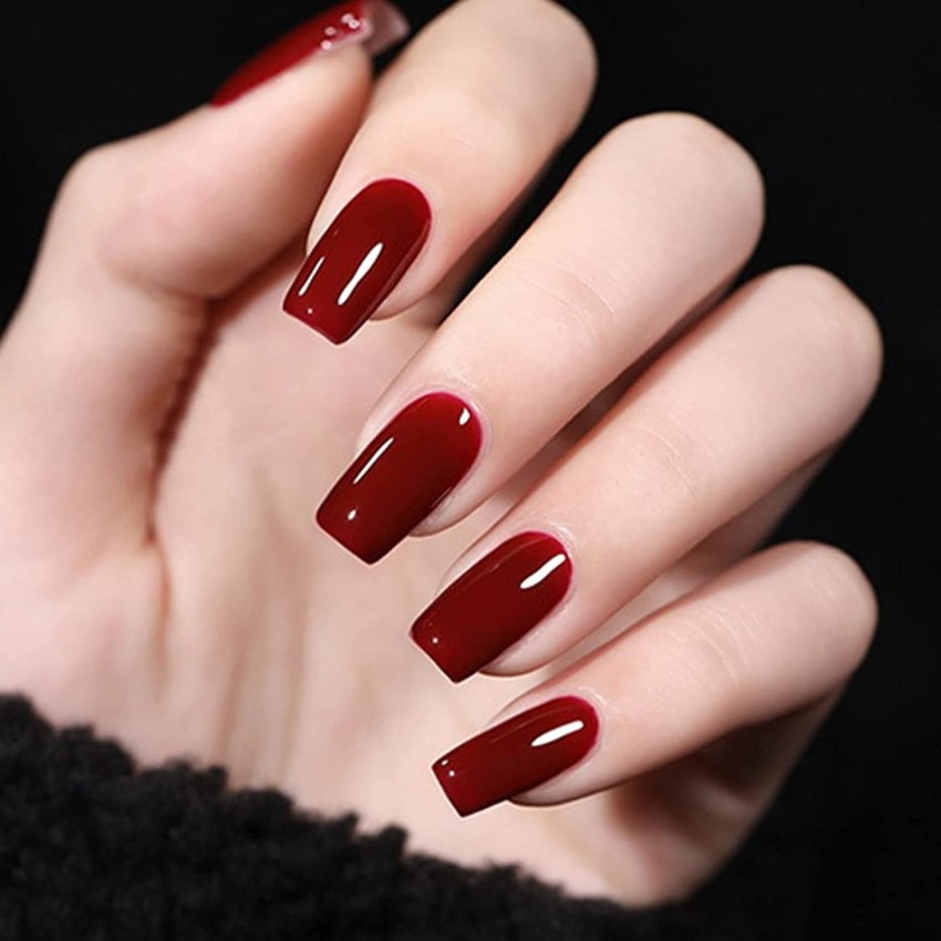 Maroon Nail polish | Maroon nails, Maroon nail polish, Nail polish
