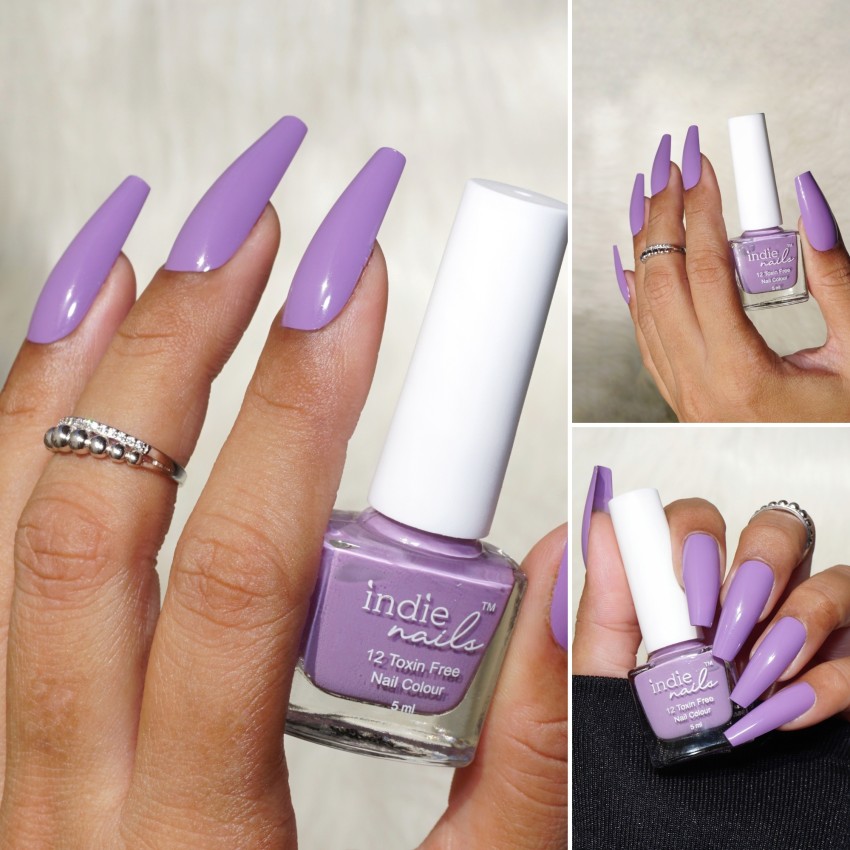 Buy Lavender Light Purple Gel Polish Ultra Shine Long Lasting Brush on UV  Gels Home Nail DIY False Tips Manicure Nail Art Supply Online in India -  Etsy
