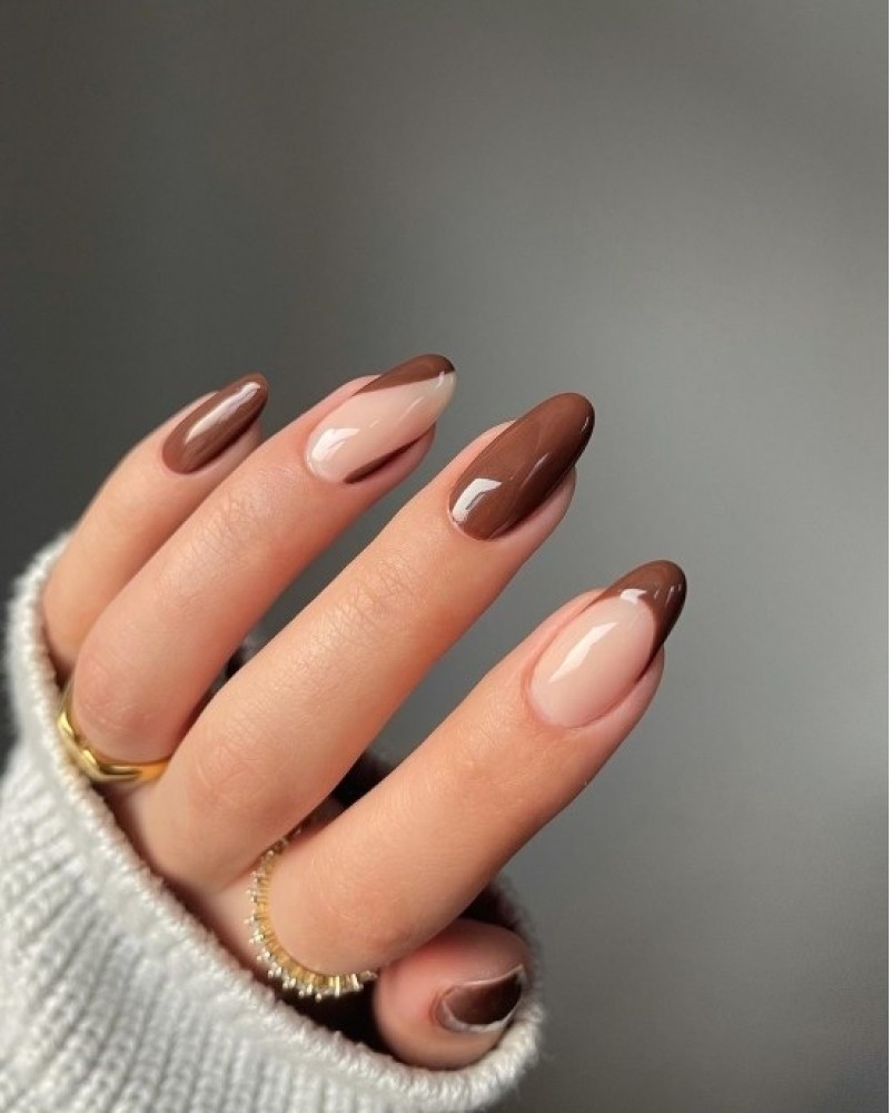 coffee nail color- sophisticated neutral | Brown nail polish, Nail polish, Brown  nails