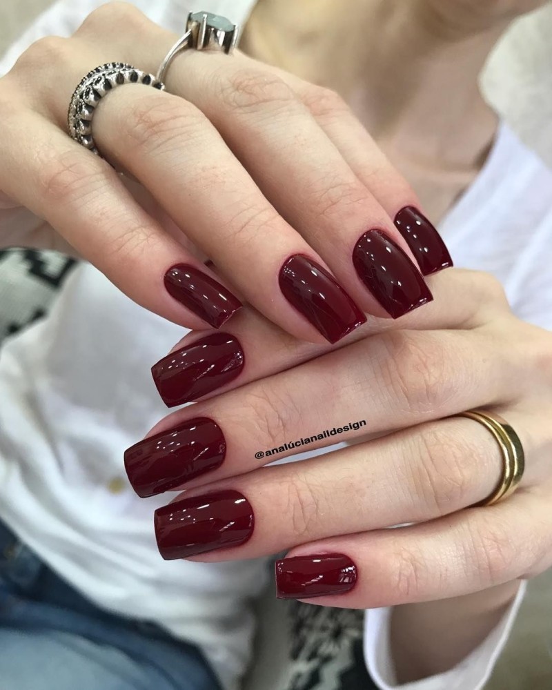 Long Square Brown Gradient Sparkling Pink Burgundy False Nails Full Cover  French Nail Tips For DIY Fashion From Wuhuamaa, $32.15 | DHgate.Com