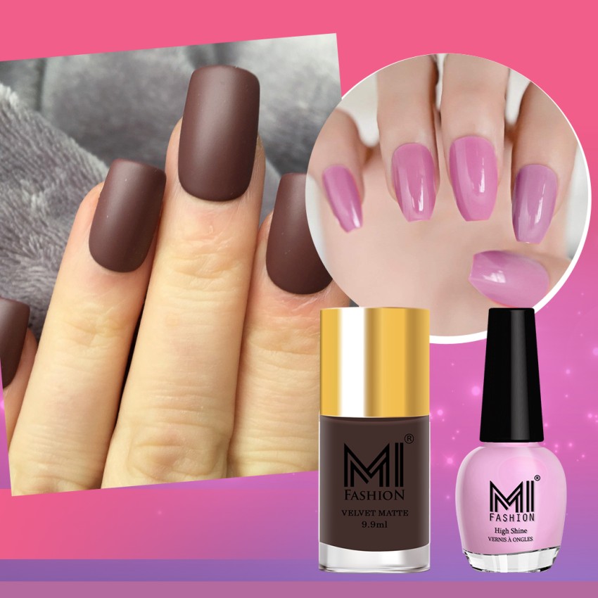 Buy Miss Nails No Toxic Free Long Lasting Sugar Matte Nail Polish Combo (8  ml) (Sweet Nude & Lime It Up) Online at Low Prices in India - Amazon.in