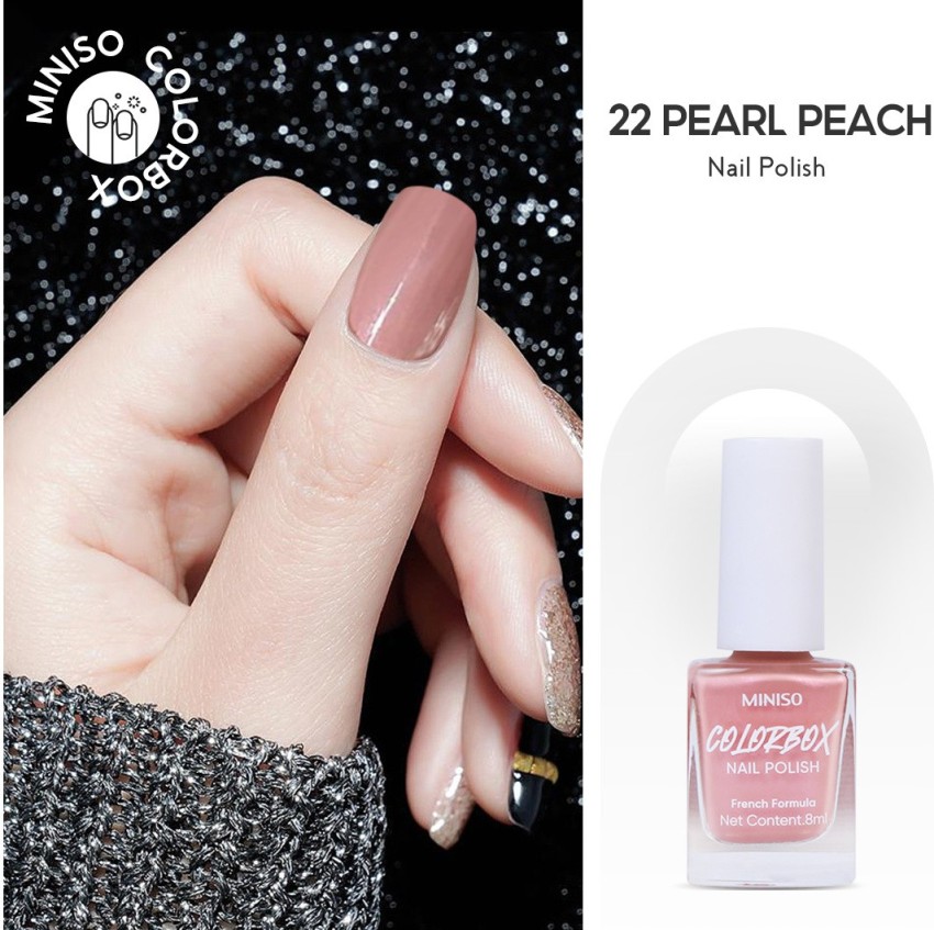Buy Rebellion Color Perfection Nail Enamel - 12ml | Pearl peach - Dynamic  Peach PR05 | Gel Finish | 21 free formula | Quick-Drying | High gloss |  Curved thick Applicator |