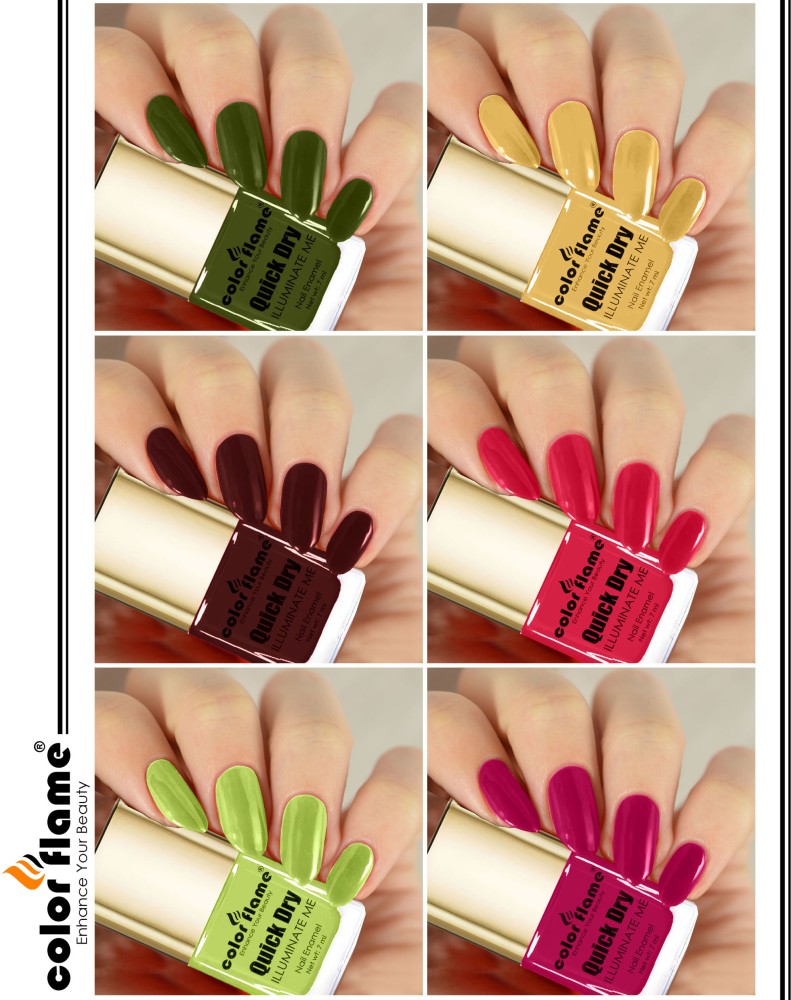 New Nail Paint Colors like Forest, Golden, violet, Orange Who Talking With  You