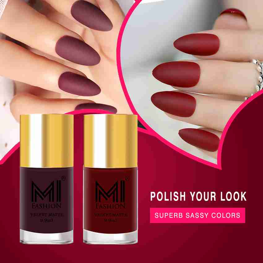 MI FASHION Matte Nail Polish The Ultimate In Sleek Modern Style