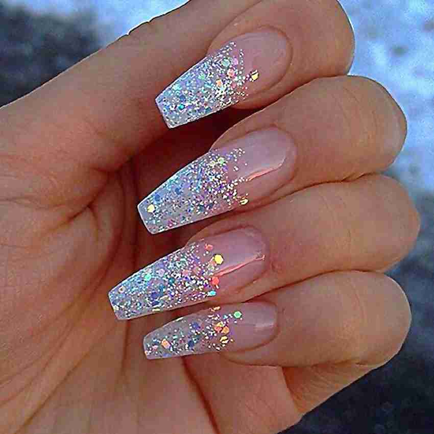 Gel top painted nails