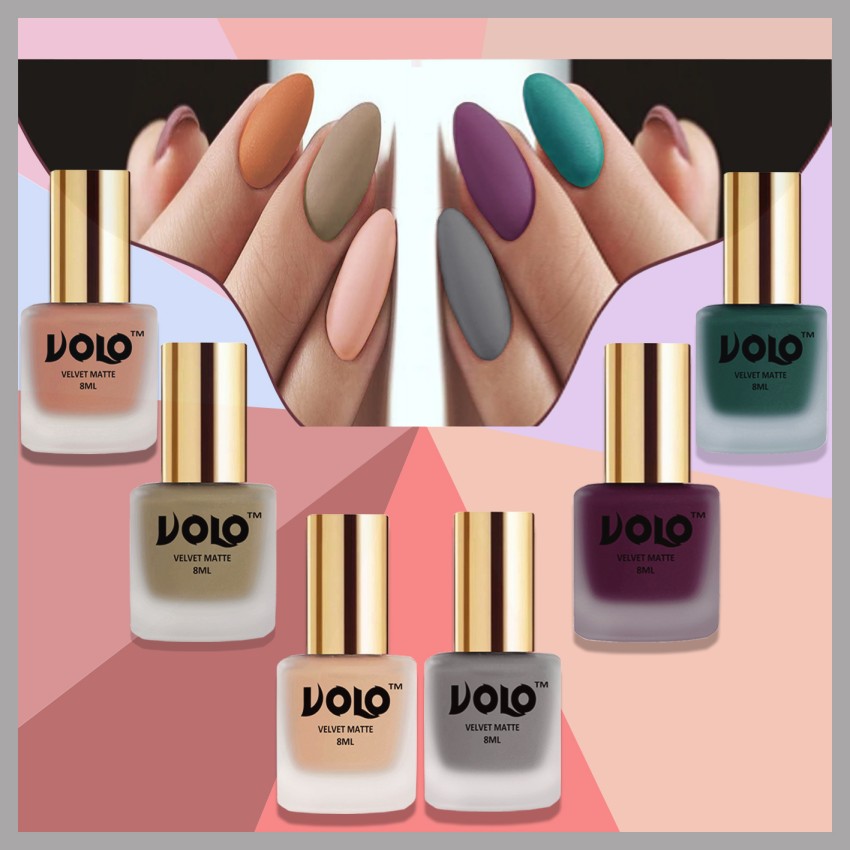 Get Trendy Nails with our 2-Piece Matte Nail Polish Set - Order Now!