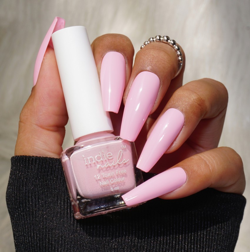 30 Playful Pink Nail Art Designs For Every Occasion : Light Pink Floral Tips