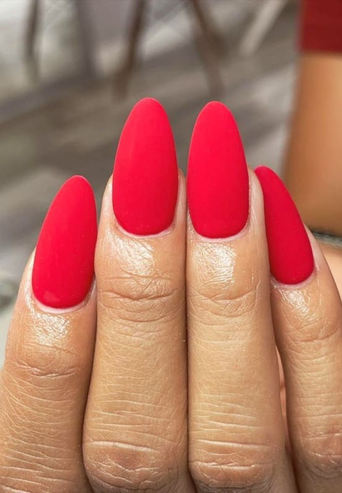 Come Bite the Apple Matte Nail Polish Matte Red 5 Free Handmade Indie Nail  Polish Red Nail Polish Nails Manicure Makeup - Etsy