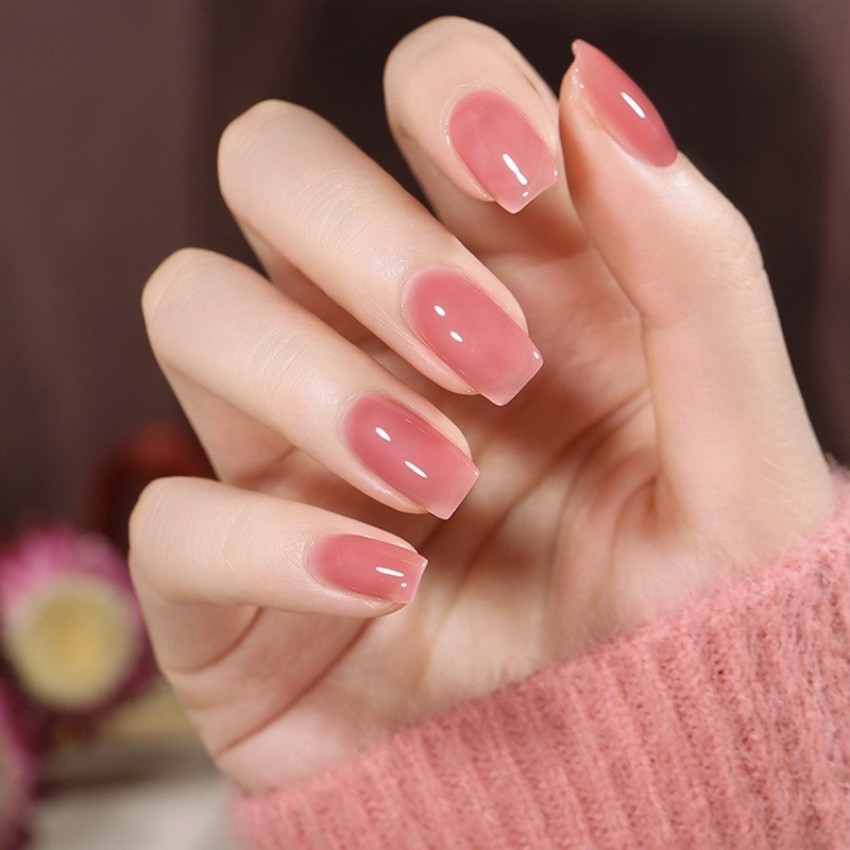 Currently On My Nails Lakme Absolute Gel Stylist Nail Paint Pink Champagne   Review  Swatches  Cosmochics  Best Blogs for Fashion Beauty  Lifestyle and Parenting