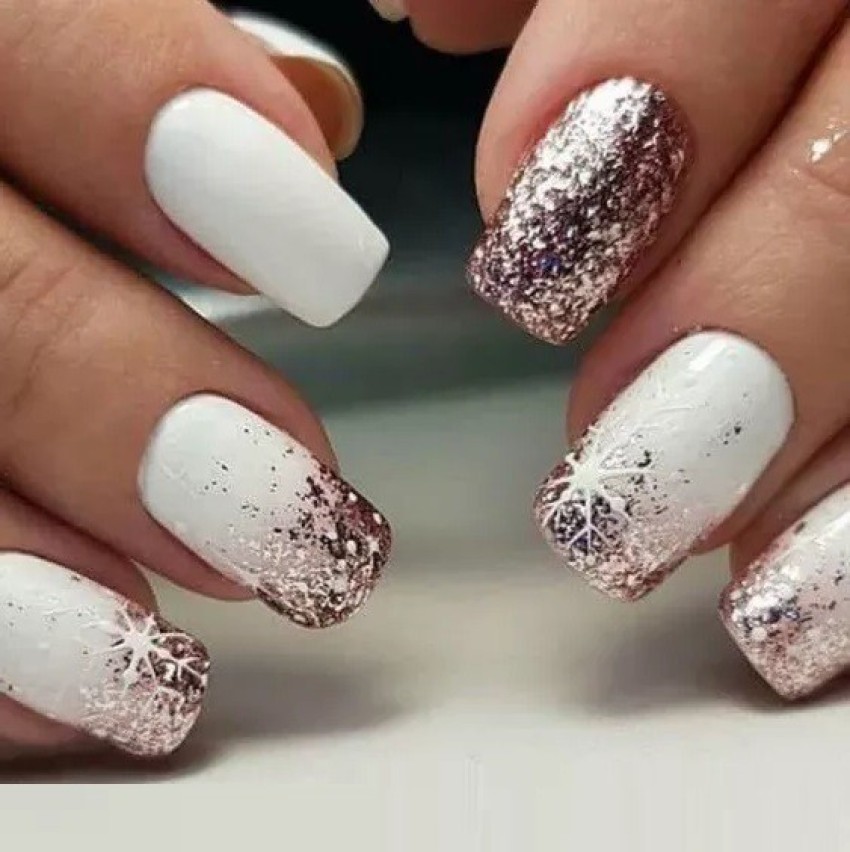 50 Trendy Summer Nail Colours & Designs : Different Colour French Tips White  Nails