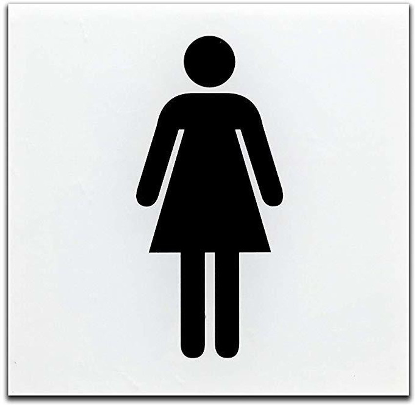 Ladies toilet sign board template postermywall 55 off