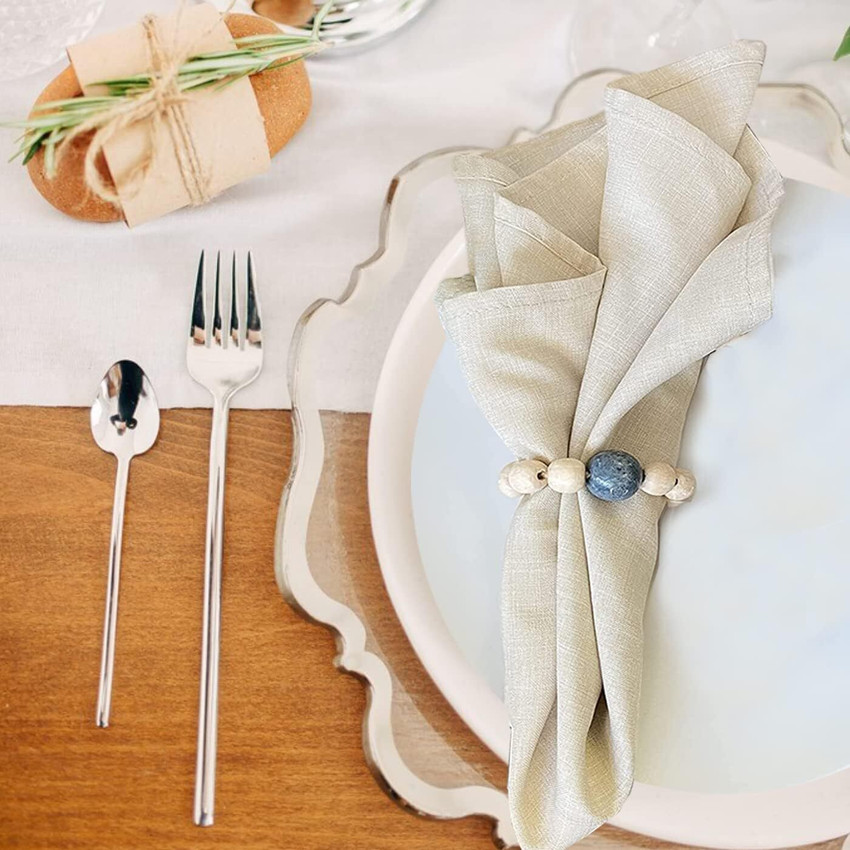 Twine napkin rings cheap