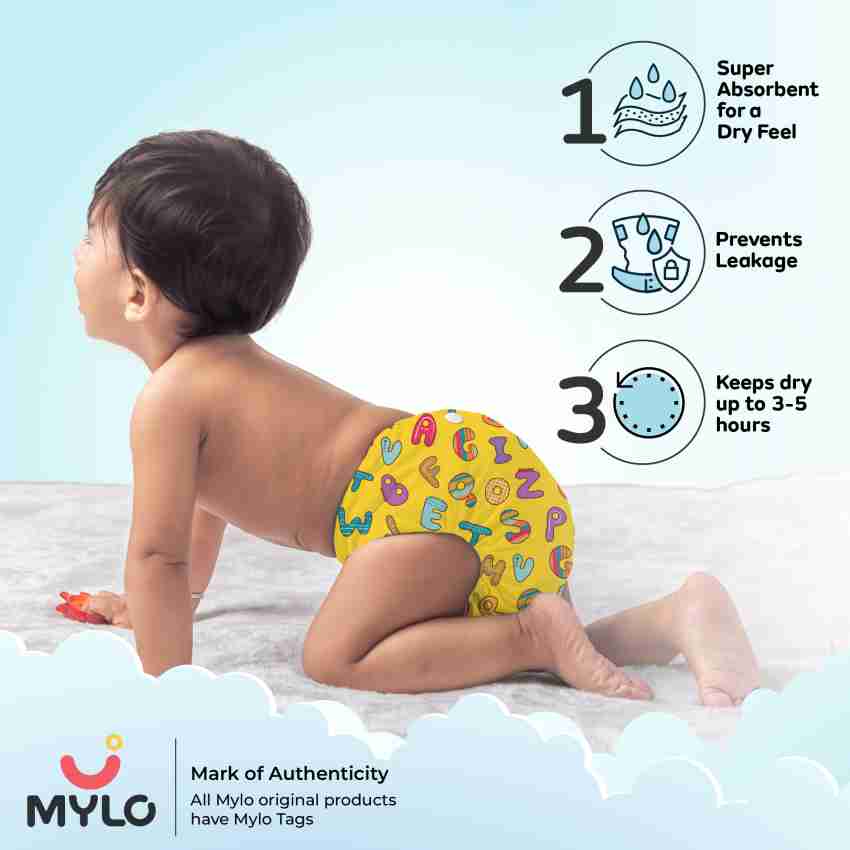 MYLO Baby Reusable Cloth diapers + Insert Pad, Adjustable, Oeko