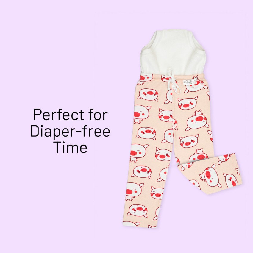 SNUGKINS Potty Training Pajama for Kids 100% Cotton (Size 1-2 Yrs) - Pack 2  - Snug Farm - Buy Baby Care Products in India