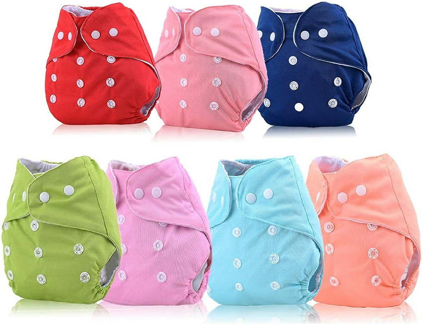 AngelicDecore Cloth Diapers for Kids 0 24 Months Pack of 7 Pisces Multicolor M L Buy 7 AngelicDecore Cotton Pant Diapers for babies weighing 10 Kg Flipkart