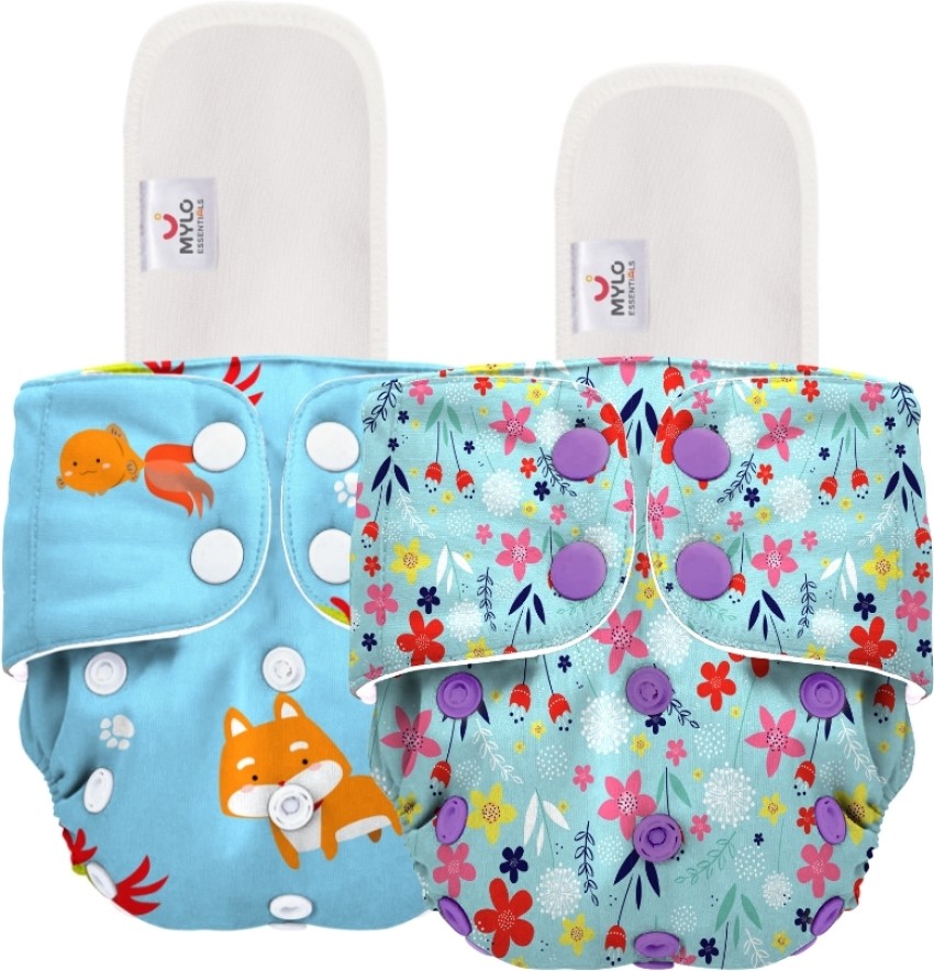 Buy MYLO Essentials Free Size Reusable Cloth Diaper with Absorbent