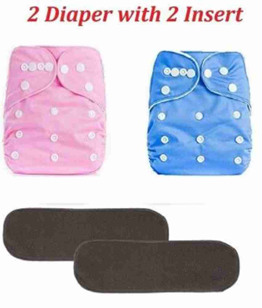 Royallion Pack Of 2 Reusable Cloth Diapers Washable Adjustable