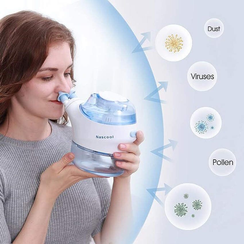B Arm Nascool Nasal Suction Irrigation system for Sinus rinse Sinus cleaning Battery Operated Nasal Aspirator Price in India Buy B Arm Nascool Nasal Suction Irrigation system for Sinus rinse Sinus cle...