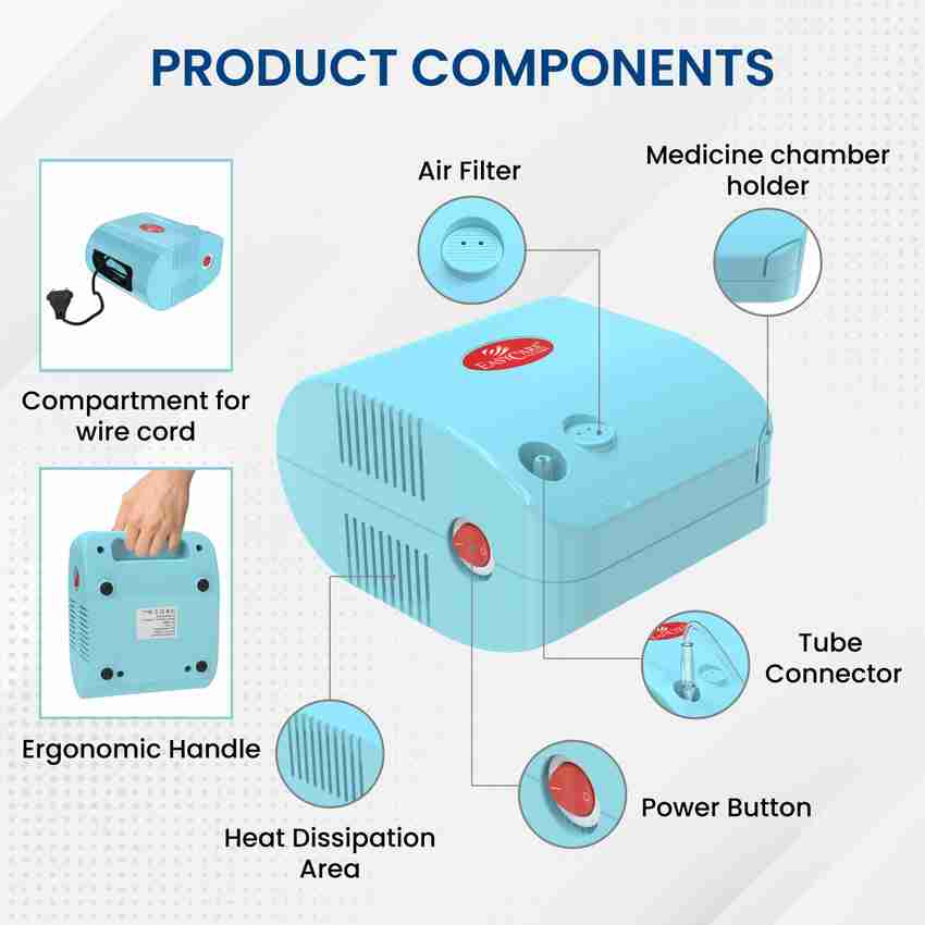 EasyAir Compressor Nebulizer Model 1607, easy nébulisateur