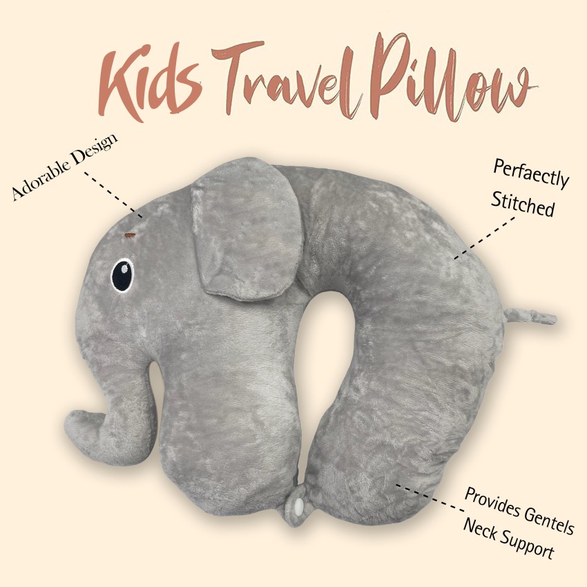 Elephant travel outlet pillow