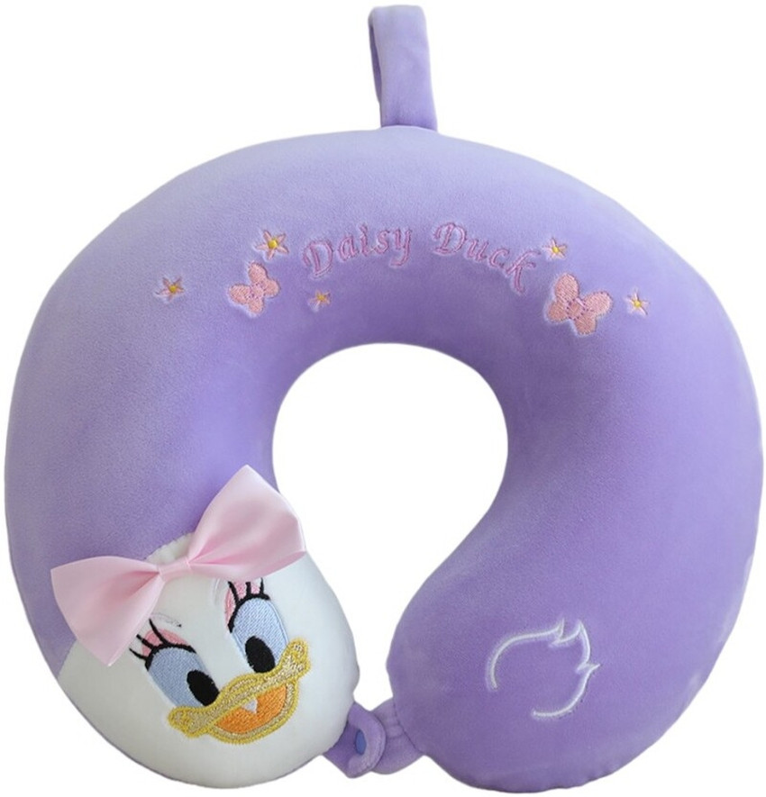 Tlismi Cute Daisy Duck Neck Pillow for Travel Neck Pain Relief