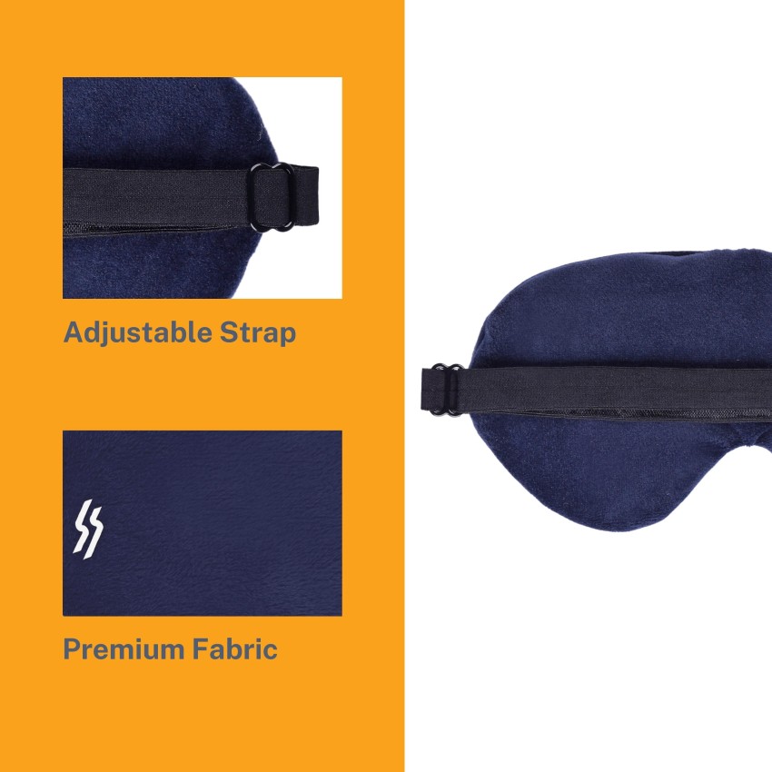 Tressential Super Soft Travel Sleep Eye Mask or Blindfold with