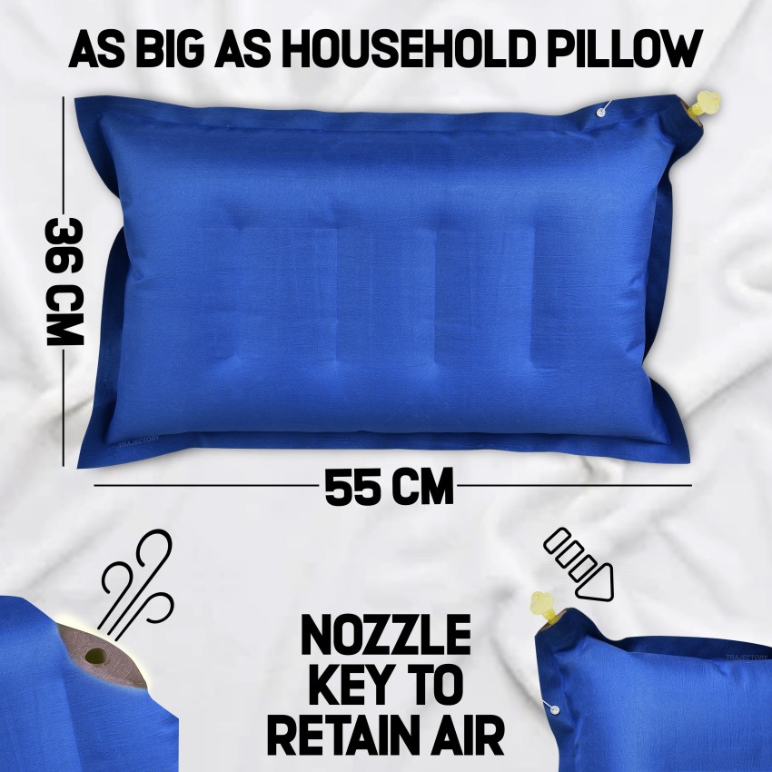 Trajectory Blue Air Pillow with Eye mask Neck Pillow Eye Shade Blue Price in India Flipkart