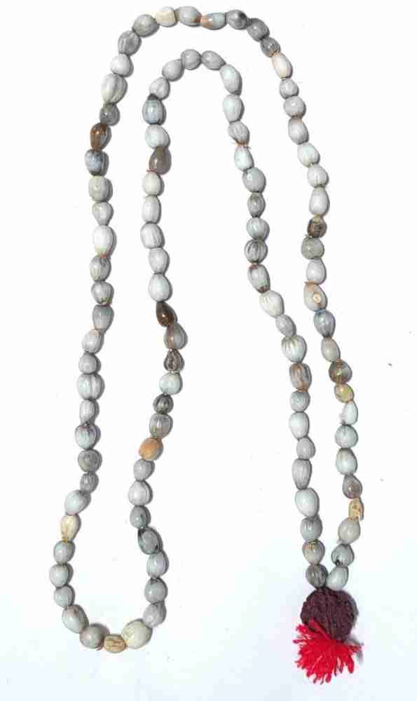White & Grey Round 108 Beads Vaijayanti Japa Mala, Packaging Type