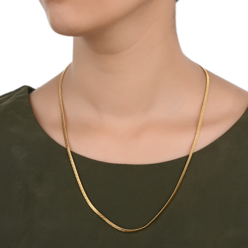 Plain gold plated chain deals