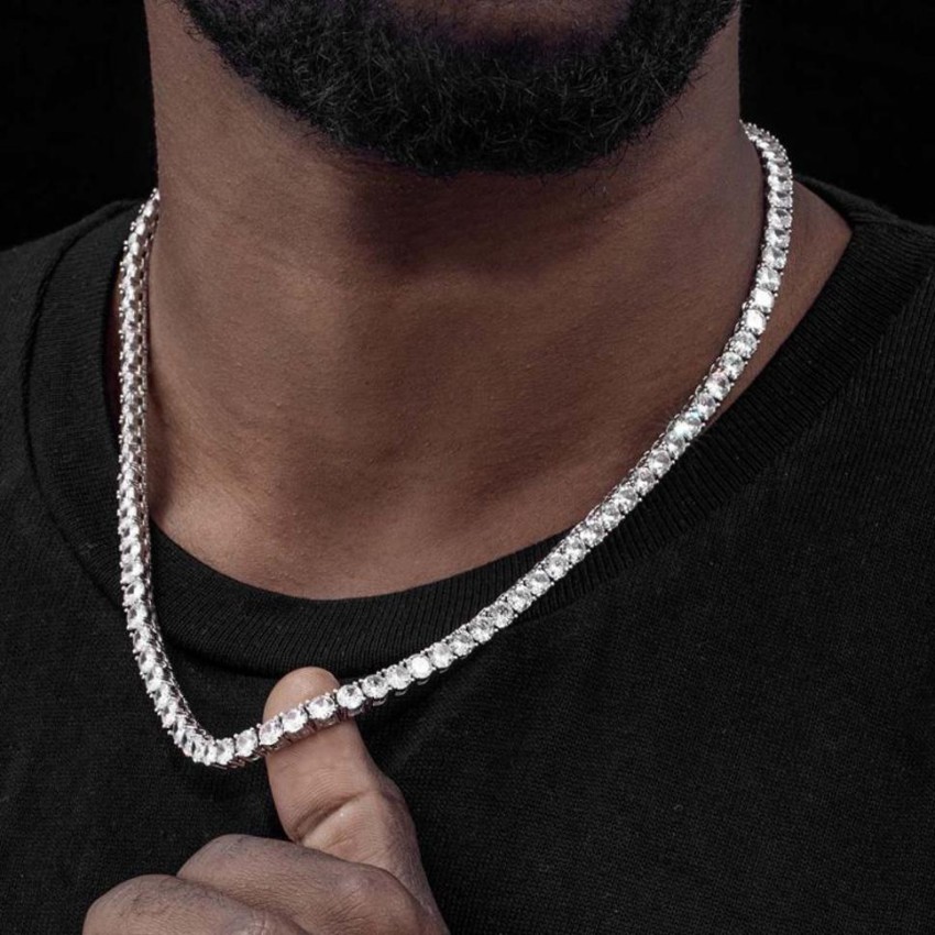 Adoxy Hip Hop Mc Stan Cuban Chain Diamonds Plated Men Jewellery