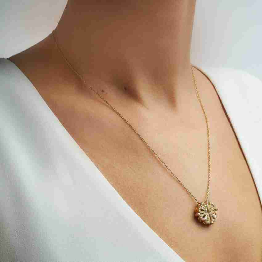 Gleve Gleve Stainless Steel Rose Gold Magnet Necklaces Crystal Gold-plated  Plated Stainless Steel Necklace Price in India - Buy Gleve Gleve Stainless  Steel Rose Gold Magnet Necklaces Crystal Gold-plated Plated Stainless Steel