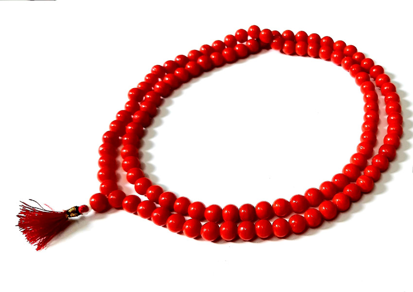 Red coral mala store