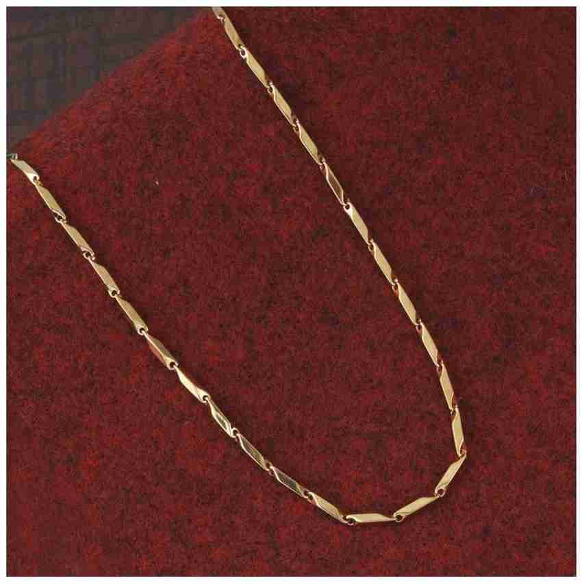 Rice Stainless Steel Gold Chain Trendy And Fancy Popular Chain For