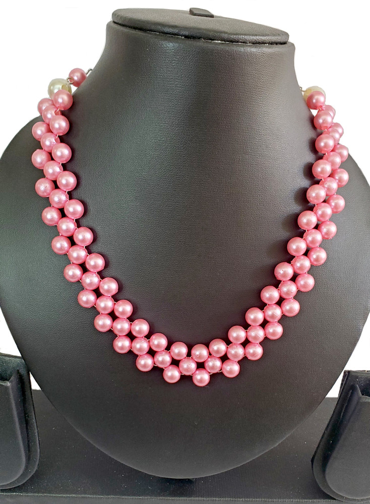 Light pink pearl cheap jewelry set