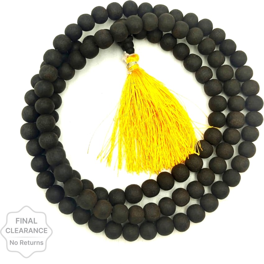 Mtr handicrafts natural karungali kattai malai (ebony wood mala