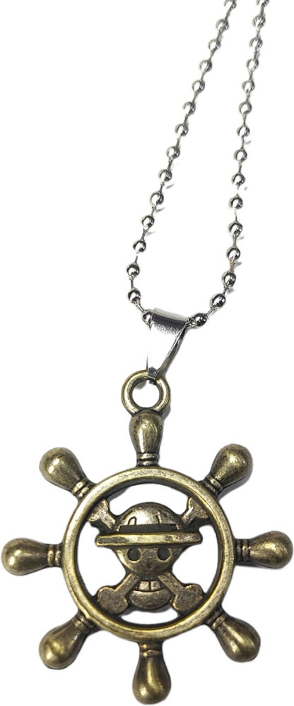 sky enterprises Anime One Piece Rope Chain Pendant Boys Men Steel