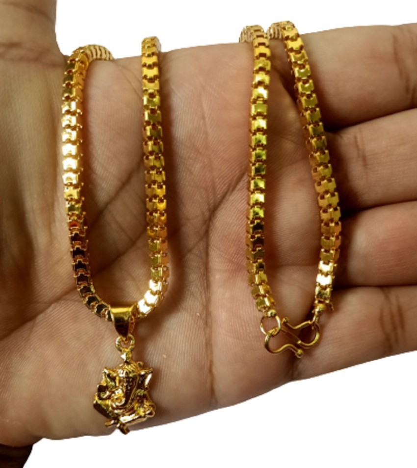 Buccellati Monster Round Gold Chain For Men 21 Inch Gold-plated Plated  Brass Chain