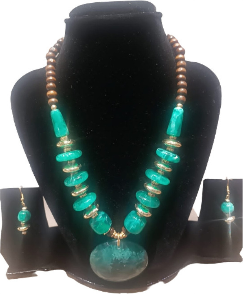Chhabra Creation Beads Metal Necklace Price in India Buy Chhabra
