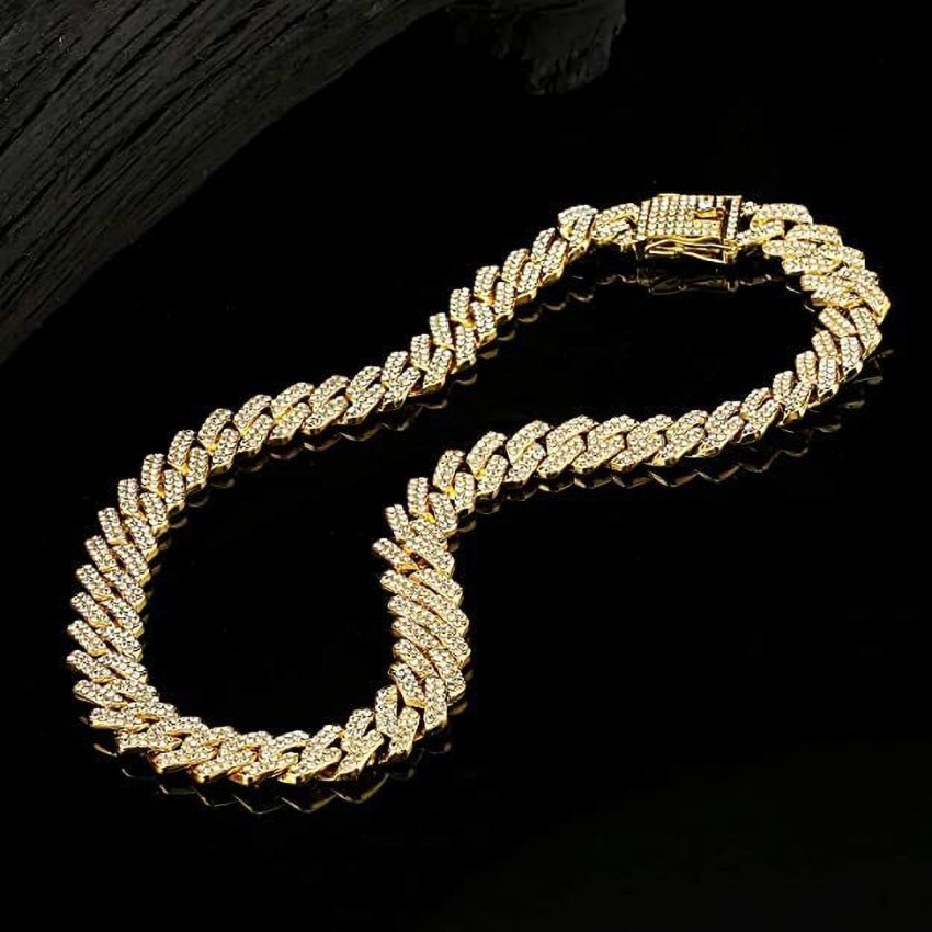 Men's Diamond Curb Link Necklace