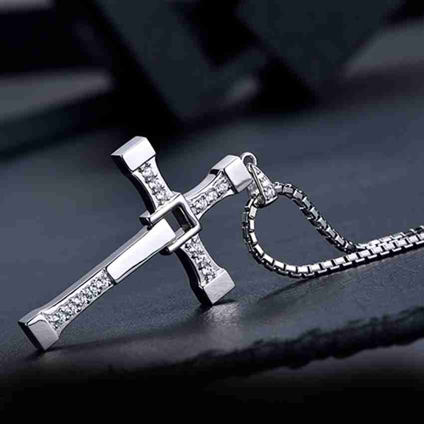 Stainless steel cross chain top