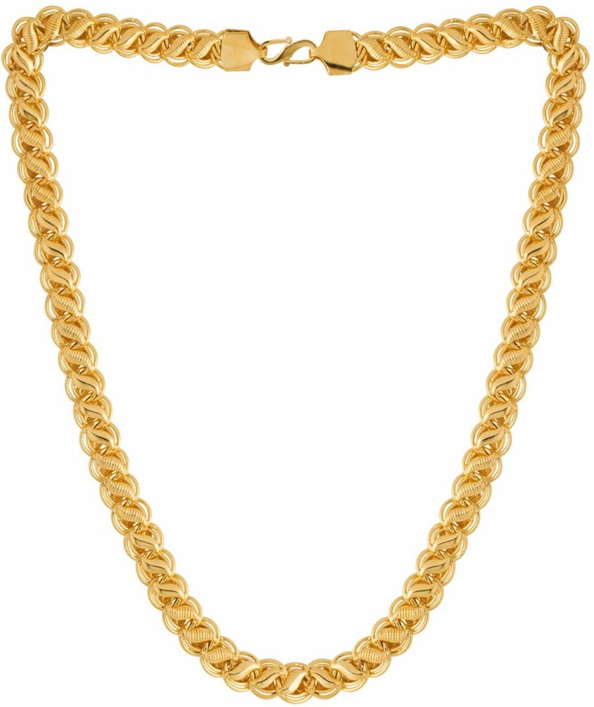 Khushal Centipedes Kankhajura (kanchala) Stylish Designer Artificial Gold  Plated Necklace Thick Flat Chain / Locket Jewellery / Ball Chain Gold-plated  Plated Alloy Chain Chain(18-20 Inch) Gold-plated Plated Alloy Chain Price  in India 