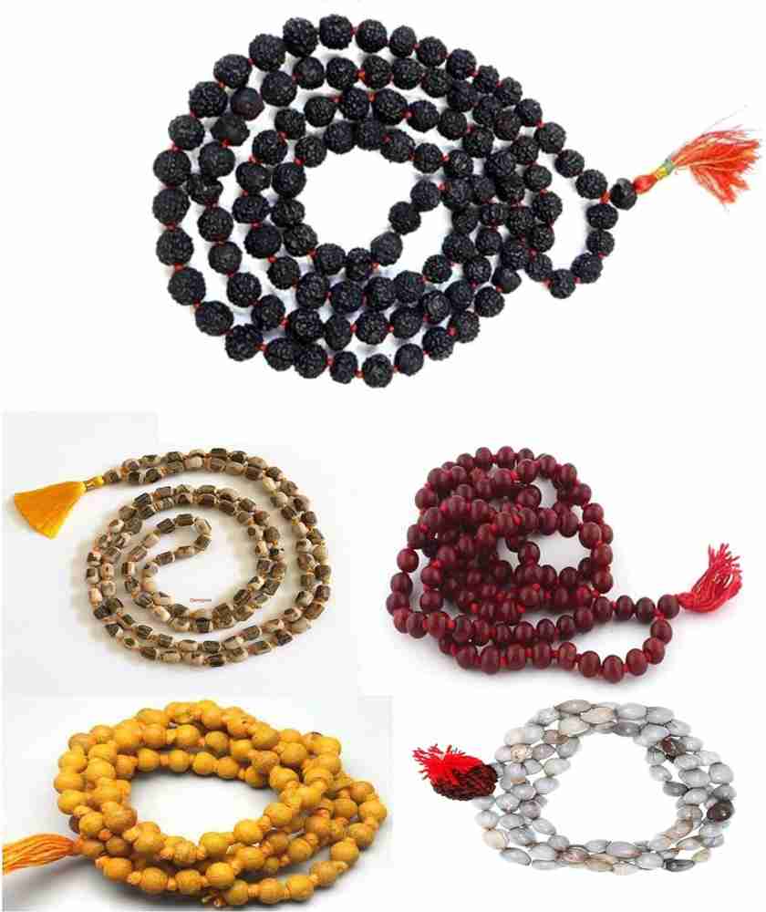 RDK Tulsi Japa Counter 20 Beads, Tulsi Sakshi Mala, Tulsi for