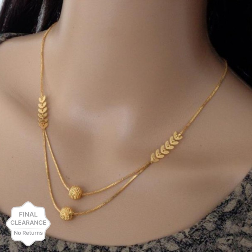 Flipkart gold deals plated necklace