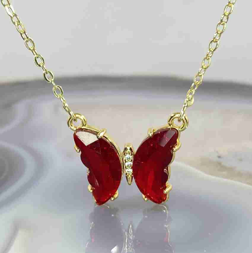 Red necklace on sale