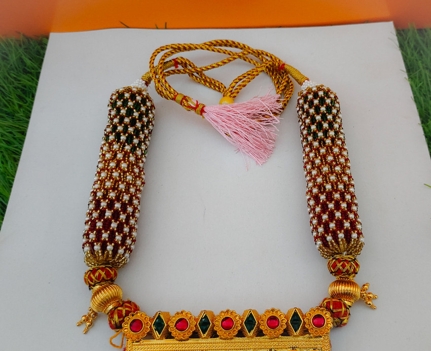 Tewta Rajsthani Design Tevta Rajasthani new design artificial jewellery Brass Copper Plated Dori Copper Necklace Price in India Buy Tewta Rajsthani Design Tevta Rajasthani new design artificial jewell...