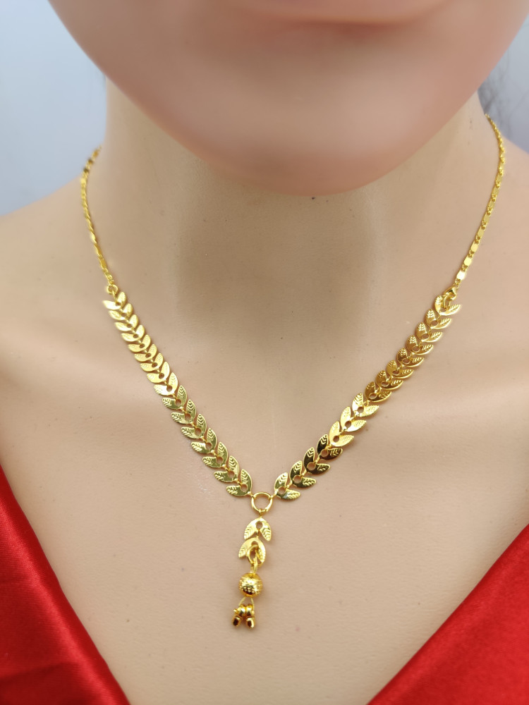 DHARM JEWELS Fancy Gold Plated AD Diamond Necklace 014 For All age women. Cubic Zirconia Gold plated Plated Alloy Chain Price in India Buy DHARM JEWELS Fancy Gold Plated AD Diamond Necklace 014 For