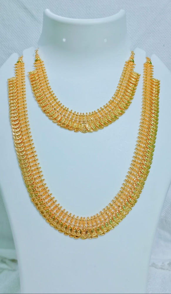 Infinity Gold Covering Haram Necklace Set Manga Haram Set Gold plated Plated Copper Necklace Price in India Buy Infinity Gold Covering Haram Necklace Set Manga Haram Set Gold plated Plated Copper