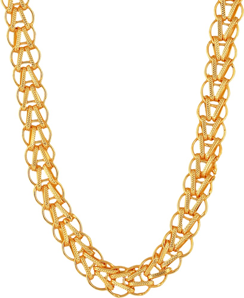 MEENAZ chain for boys gold chain for men neck chain necklace heavy golden  stylish party Titanium, Gold-plated Plated Metal, Brass, Copper, Alloy,  Stainless Steel Chain Price in India - Buy MEENAZ chain