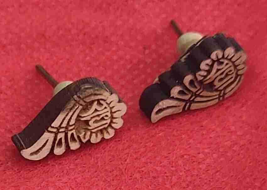 Tulsi wood earrings sale